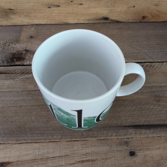 Vintage 1994 Starbucks Seattle City Mug Collector Series Mount Rainier 20 oz - Picture 7 of 9